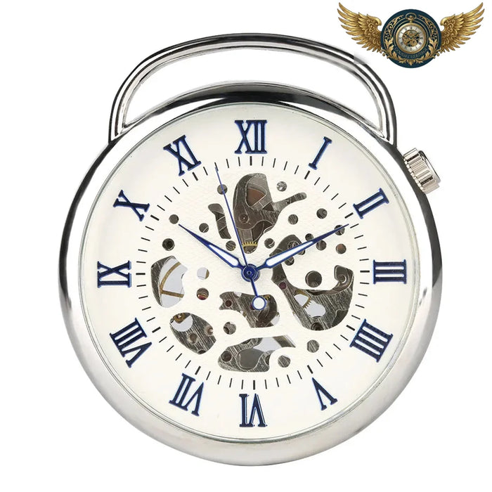 L'Horloge Bleue - Montre Gousset Mécanique Semi-Squelette - Vue 1 - Gousset-heritage
