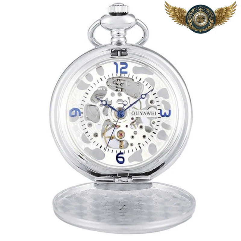 L'Horloge Néo-Victorienne - Montre Gousset Squelette Chasseur - Vue 5 - Gousset-heritage