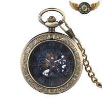 L'Horloger Graveur - Montre Gousset Mécanique Squelette Bronze - Gousset-heritage