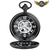 L'Horloger Squelette - Montre Gousset Chasseur Mécanique - Noir - Gousset-heritage