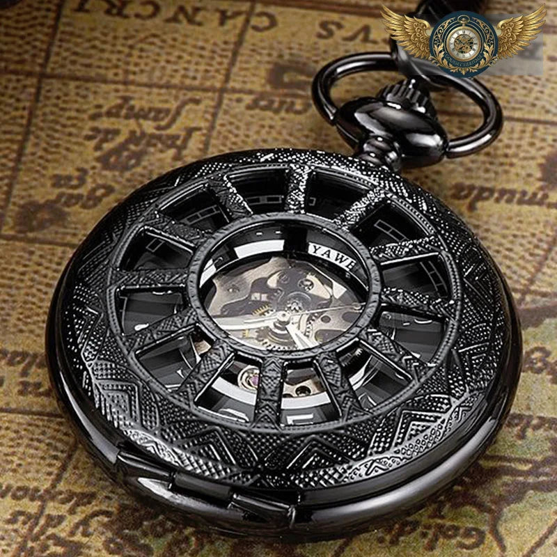 L'Horloger Squelette - Montre Gousset Chasseur Mécanique - Vue 7 - Gousset-heritage