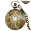L'Horloger de Londres - Montre Gousset Steampunk Quartz Bronze - 1 - Gousset-heritage