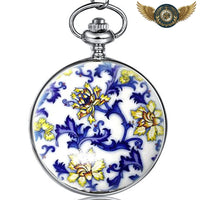 L'Impériale - Montre Gousset Chasseur Squelette Effet Porcelaine - Gousset-heritage