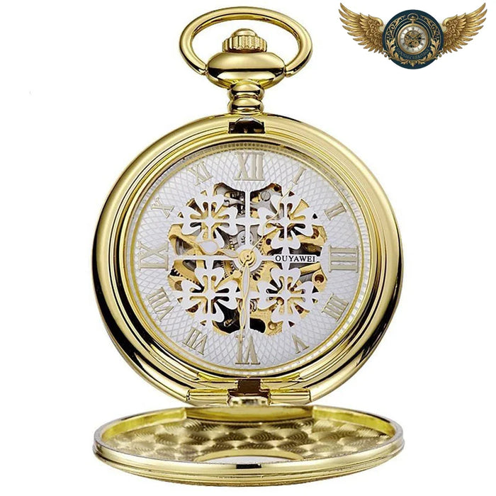 L'Impériale - Montre Gousset Mécanique Ornée Demi-Savonnette - Or - Gousset-heritage