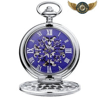 L'Impériale - Montre Gousset Mécanique Ornée Demi-Savonnette - modèle Argent - Gousset-heritage