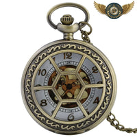 L'Industriel - Montre Gousset Bronze Demi-Chasseur Quartz - Gousset-heritage