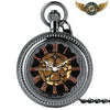 L'Industriel - Montre Gousset Mécanique Squelette Anthracite - Vue 1 - Gousset-heritage