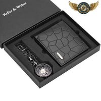 L'Industrielle - Montre Gousset Mécanique Squelette PVD - modèle 5 - Gousset-heritage