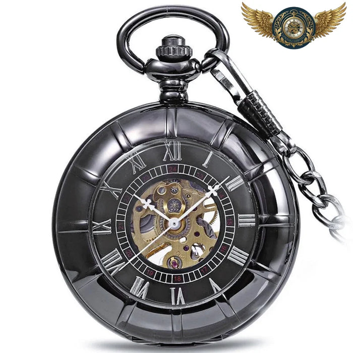 L'Ingénieur - Montre Gousset Mécanique Squelette Demi-Chasseur - Vue 1 - Gousset-heritage