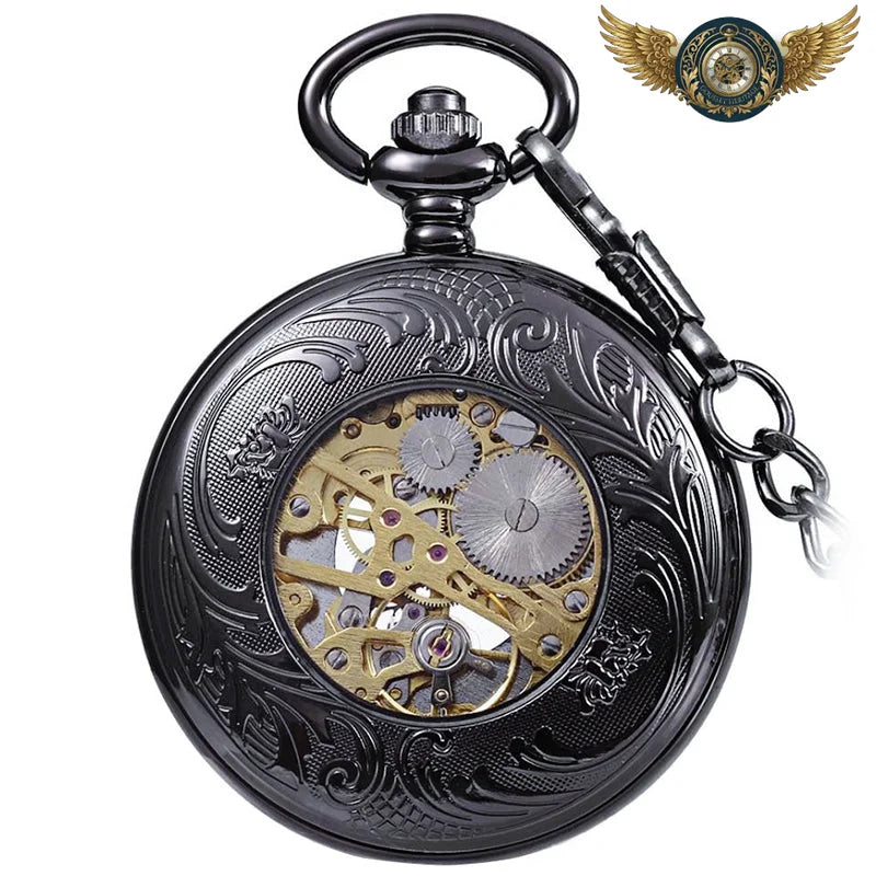 L'Ingénieur - Montre Gousset Mécanique Squelette Demi-Chasseur - Vue 2 - Gousset-heritage