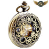 L'Ingénieur - Montre Gousset Mécanique Squelette Patine Antique - 1 - Gousset-heritage