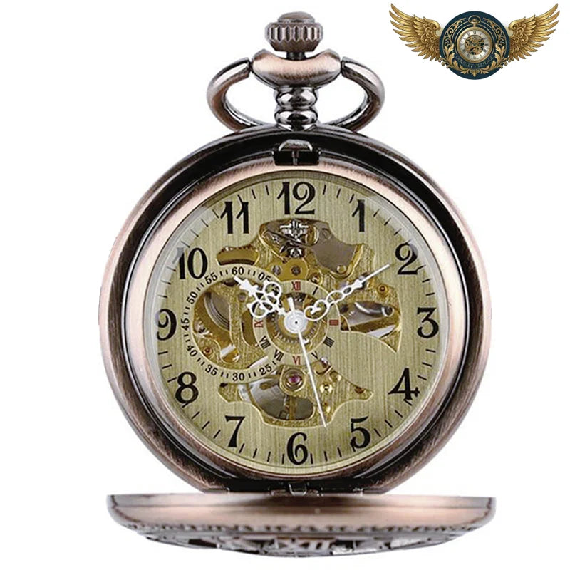 L'Ingénieur - Montre Gousset Squelette Mécanique Chasseur - Vue 4 - Gousset-heritage