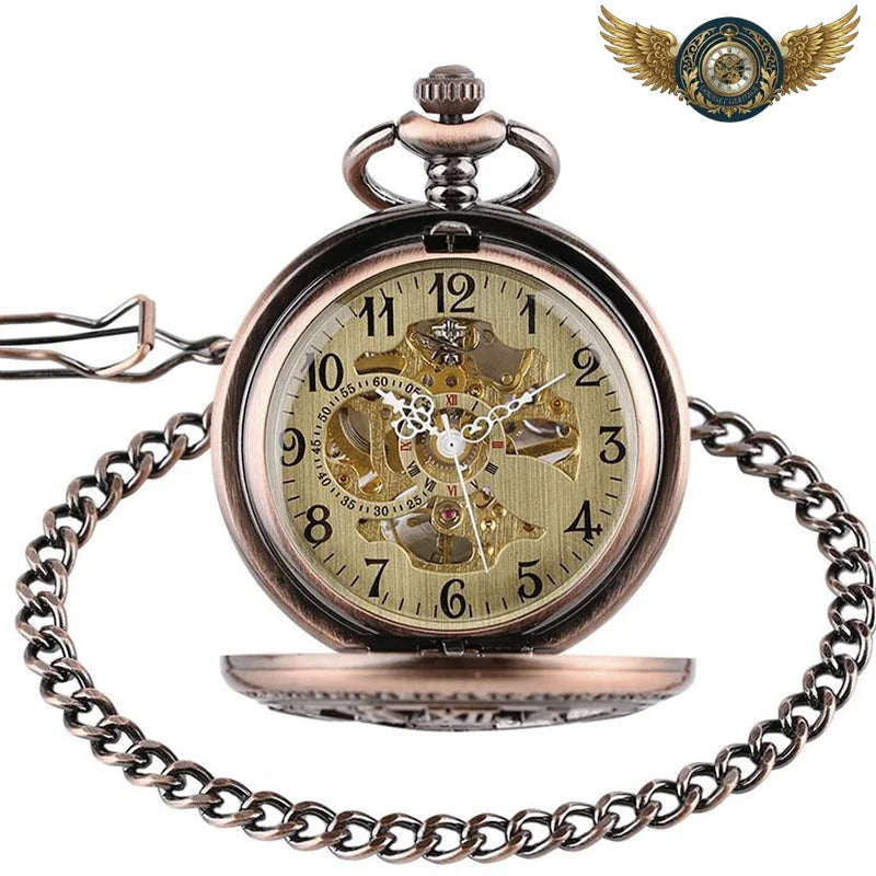 L'Ingénieur - Montre Gousset Squelette Mécanique Chasseur - Vue 6 - Gousset-heritage