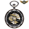 L'Ingénieur - Montre de Poche Squelette, Finition Bronze Vieilli - Vue 1 - Gousset-heritage