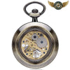 L'Ingénieur - Montre de Poche Squelette, Finition Bronze Vieilli - Vue 2 - Gousset-heritage
