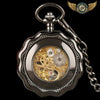 L'Ingénieur Noir - Montre Gousset Mécanique Demi-Chasseur - Vue 4 - Gousset-heritage