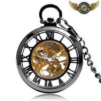 L'Ingénieur Noir - Montre Gousset Mécanique Squelette Steampunk - Gousset-heritage