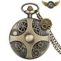 L'Ingénieur Steampunk - Montre Gousset Chasseur Bronze Antique - Gousset-heritage