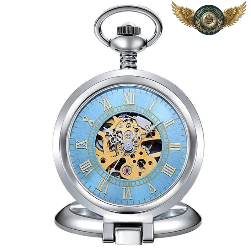 L'Ingénieur | Montre Gousset Mécanique Chasseur Squelette