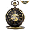 L'Ingénieur | Montre Gousset Mécanique Chasseur Squelette - Bronze - Gousset-heritage