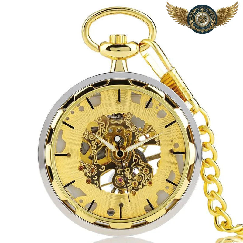 L'Ingénieur | Montre de Poche Mécanique Squelette Ajourée 44mm - Vue 5 - Gousset-heritage