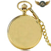 L'Intemporel - Montre de Poche Chasseur Quartz Acier Poli - Or - Gousset-heritage