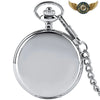 L'Intemporel - Montre de Poche Chasseur Quartz Acier Poli - Argent - Gousset-heritage