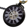 L'Obscur - Montre de Poche Mécanique Noir Mat Squelette - Vue 4 - Gousset-heritage
