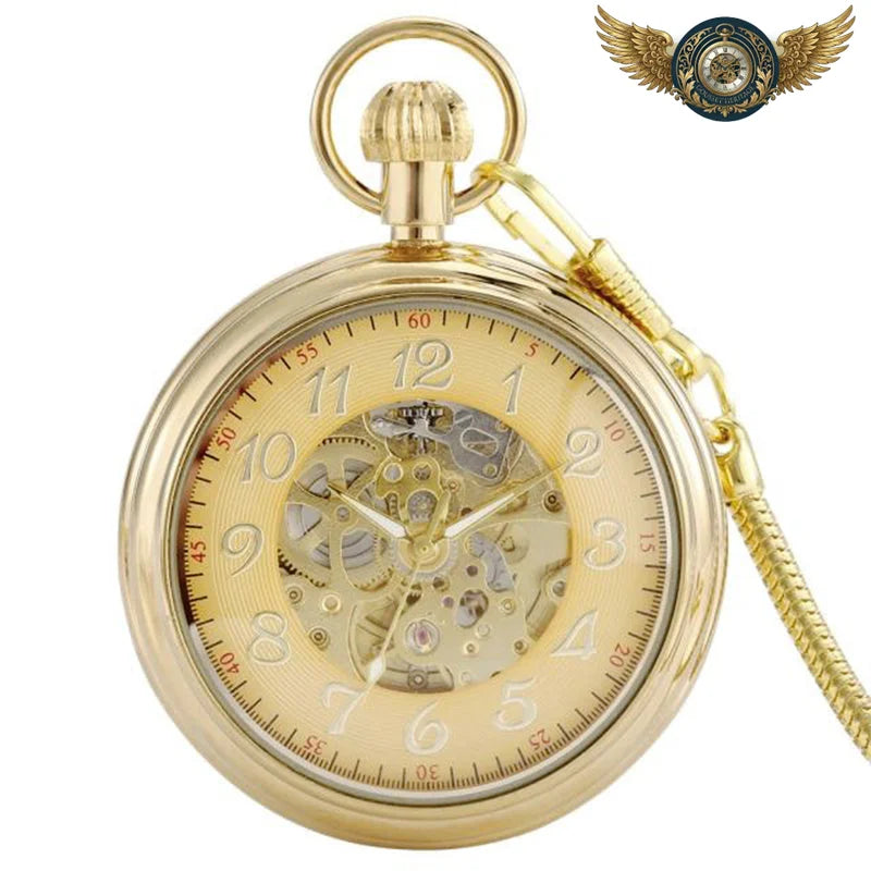 L'Observatoire - Montre Gousset Automatique Squelette 49mm