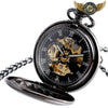 L'Obsidienne - Montre Gousset Automatique Open Heart Noir - Vue 4 - Gousset-heritage
