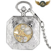 L'Octave Noire - Montre Gousset Squelette Mécanique Gravée - Vue 3 - Gousset-heritage