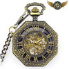L'Octogonale - Montre Gousset Squelette Bronze Steampunk - Vue 1 - Gousset-heritage