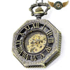 L'Octogonale - Montre Gousset Squelette Bronze Steampunk - Vue 4 - Gousset-heritage