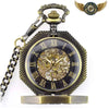 L'Octogonale - Montre Gousset Squelette Bronze Steampunk - Vue 5 - Gousset-heritage