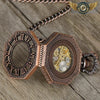 L'Octogonale | Montre Gousset Mécanique Double Vue Steampunk - Vue 11 - Gousset-heritage
