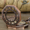 L'Octogonale | Montre Gousset Mécanique Double Vue Steampunk - Vue 9 - Gousset-heritage