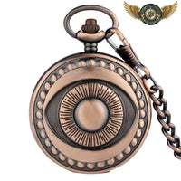 L'Oculus Secret - Montre Gousset Mécanique Chasseur Cuivrée - Gousset-heritage