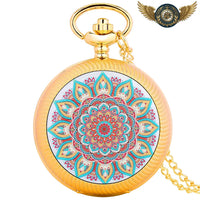 L'Odalisque - Montre Pendentif Sautoir Mosaïque & Ornementation - modèle D - Gousset-heritage