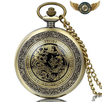 L'Odyssée Orientale - Montre Gousset Chasseur Quartz Bronze Antique - Gousset-heritage