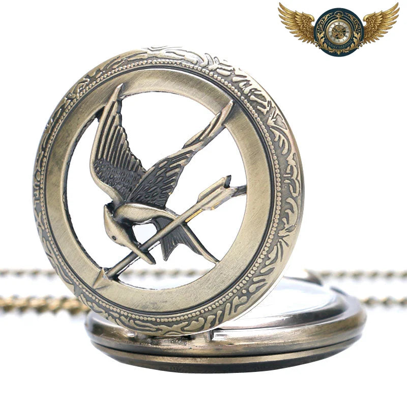 L'Oiseau Allégorique - Montre Gousset Bronze Néo-Vintage Full Hunter - Vue 3 - Gousset-heritage