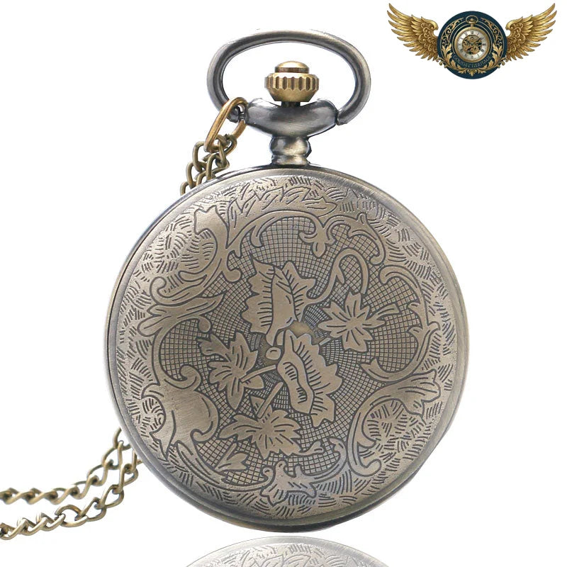 L'Oiseau Allégorique - Montre Gousset Bronze Néo-Vintage Full Hunter - Vue 5 - Gousset-heritage