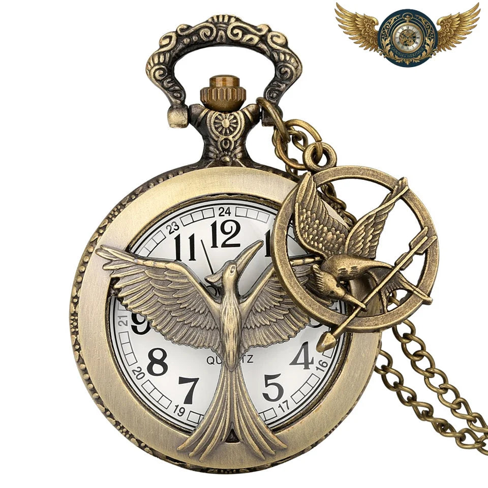 L'Oiseau Allégorique - Montre Gousset Bronze Néo-Vintage Full Hunter - 2 - Gousset-heritage