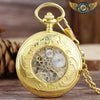L'Ombre - Montre Gousset Demi-Chasseur Squelette Noir Orné - Vue 6 - Gousset-heritage