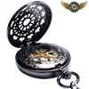 L'Ombre - Montre Gousset Mécanique Squelette Noir Ajouré - Vue 5 - Gousset-heritage