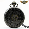 L'Ombre - Montre Gousset Squelette Chasseur Noir Mécanique - Vue 1 - Gousset-heritage