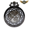 L'Ombre - Montre Gousset Squelette Noir Remontage Manuel - Vue 1 - Gousset-heritage