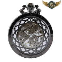 L'Ombre - Montre Gousset Squelette Noir Remontage Manuel - Gousset-heritage