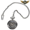 L'Ombre - Montre Gousset Squelette Noir Remontage Manuel - Vue 6 - Gousset-heritage