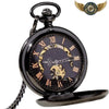 L'Ombre - Montre de poche mécanique Chasseur Noir Néo-Victorien - Vue 2 - Gousset-heritage