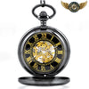 L'Ombre Dorée - Montre Gousset Squelette Mécanique Gunmetal - Vue 2 - Gousset-heritage